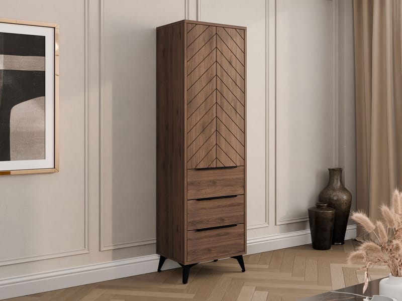 Vemdalen Garderob 54x180 cm - brun - Förvaring - Klädförvaring - Garderob & garderobssystem - Klädskåp & fristående garderob