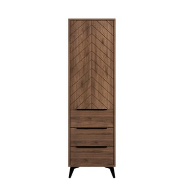 Vemdalen Garderob 54x180 cm - brun - Förvaring - Klädförvaring - Garderob & garderobssystem - Klädskåp & fristående garderob