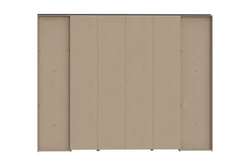 Vergina Garderob 62x280 cm - Brun/Svart - Förvaring - Klädförvaring - Garderob & garderobssystem