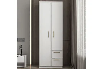 Vespera Garderob 60x171,8 cm - Vit - Förvaring - Klädförvaring - Garderob & garderobssystem