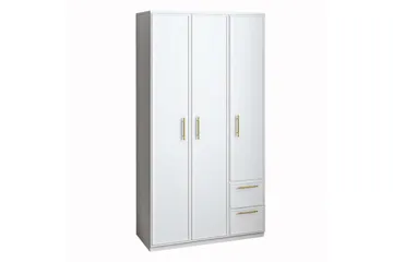 Vespera Garderob 90x171,8 cm - Vit - Förvaring - Klädförvaring - Garderob & garderobssystem