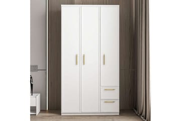 Vespera Garderob 90x171,8 cm - Vit - Förvaring - Klädförvaring - Garderob & garderobssystem