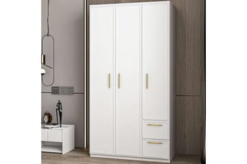 Vespera Garderob 90x171,8 cm - Vit - Förvaring - Klädförvaring - Garderob & garderobssystem
