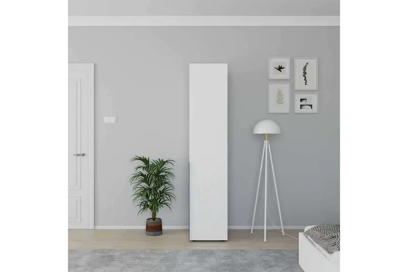 Vornic Garderob 45x210 cm - Vit - Förvaring - Klädförvaring - Garderob & garderobssystem