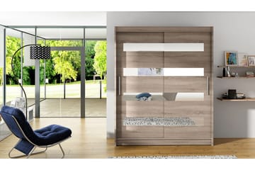 West Garderob 150x58x200 cm - Beige - Förvaring - Klädförvaring - Garderob & garderobssystem
