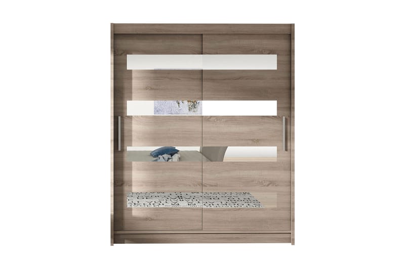 West Garderob 150x58x200 cm - Beige - Förvaring - Klädförvaring - Garderob & garderobssystem