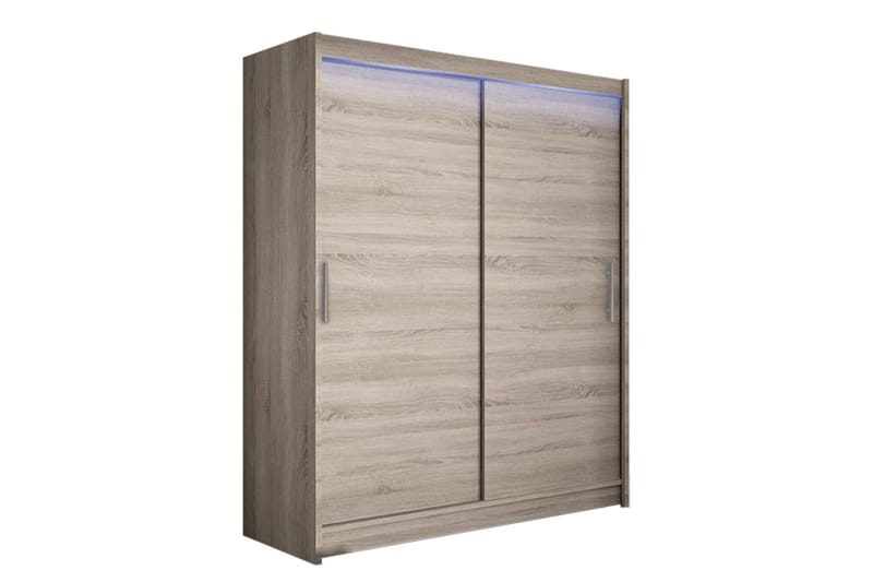 Westa Garderob 150x58x200 cm - Beige - Förvaring - Klädförvaring - Garderob & garderobssystem