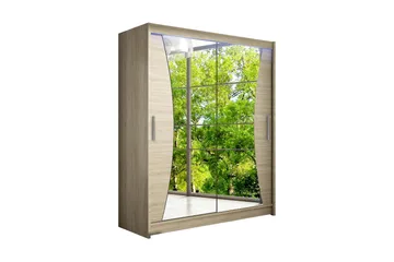 Westa Garderob 150x58x200 cm - Trä/natur - Förvaring - Klädförvaring - Garderob & garderobssystem