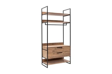 Witonia Garderob 104x52 cm - Natur - Förvaring - Klädförvaring - Klädhängare - Klädställning