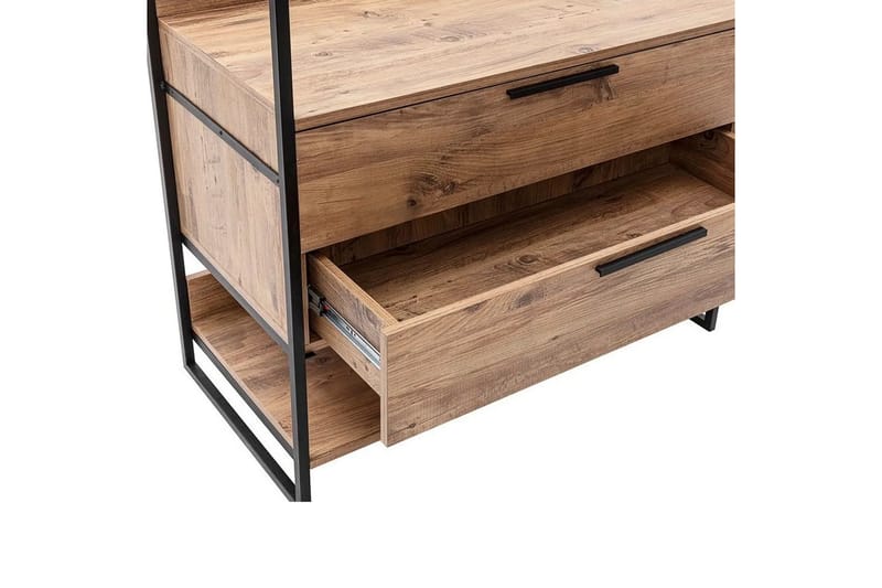 Witonia Garderob 104x52 cm - Natur - Förvaring - Klädförvaring - Garderob & garderobssystem