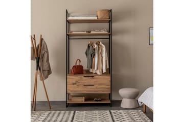 Witonia Garderob 104x52 cm - Natur - Förvaring - Klädförvaring - Klädhängare - Klädställning