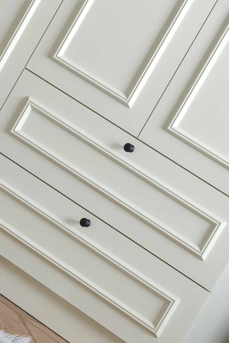 Wonthaggi Garderob 140x182 cm - Vit - Förvaring - Klädförvaring - Garderob & garderobssystem - Klädskåp & fristående garderob