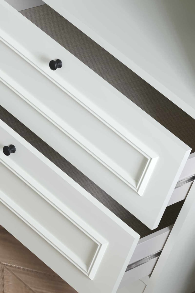 Wonthaggi Garderob 140x210 cm - Vit - Förvaring - Klädförvaring - Garderob & garderobssystem - Klädskåp & fristående garderob