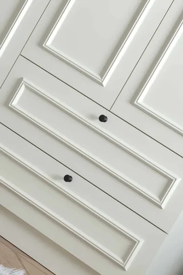 Wonthaggi Garderob 140x210 cm - Vit - Förvaring - Klädförvaring - Garderob & garderobssystem - Klädskåp & fristående garderob