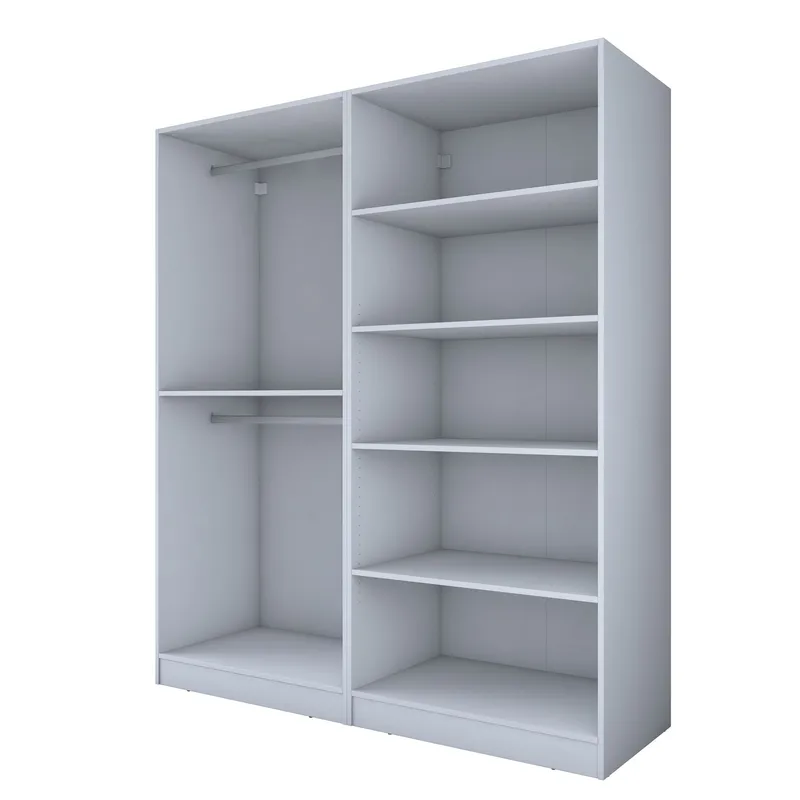 Wonthaggi Garderob 180x210x57,5 cm, Vit