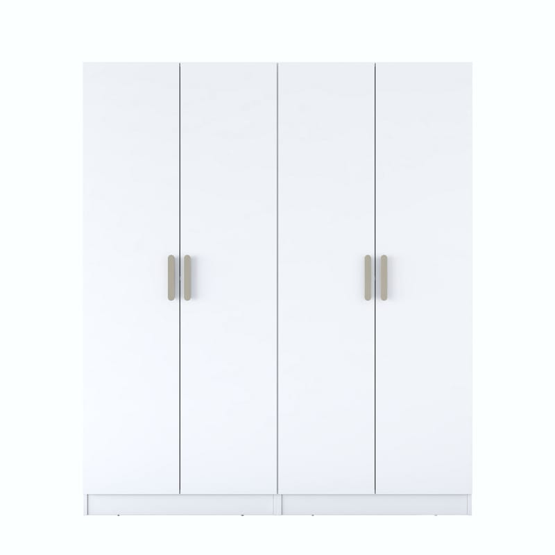 Wonthaggi Garderob 180x210x57,5 cm, Vit