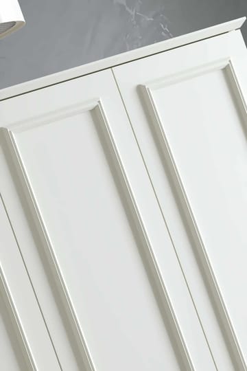 Wonthaggi Garderob 209x210 cm - Vit - Förvaring - Klädförvaring - Garderob & garderobssystem - Klädskåp & fristående garderob