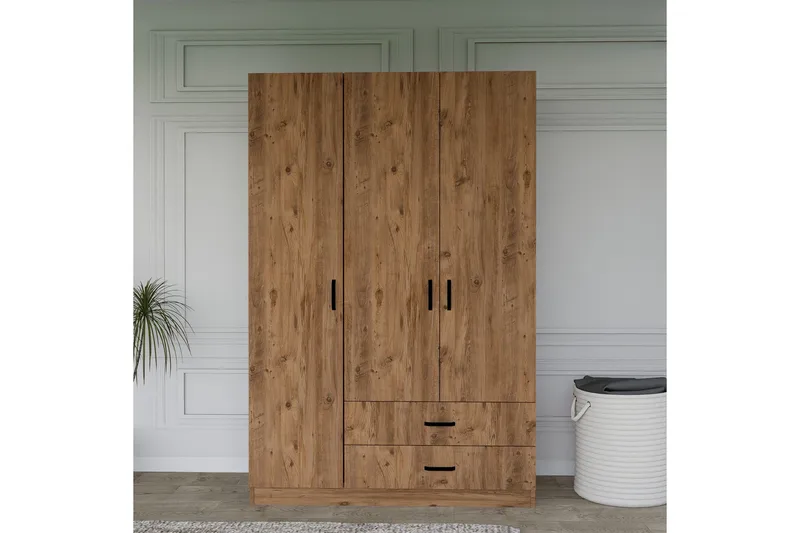 Yaman Garderob 120x181 cm, Valnöt