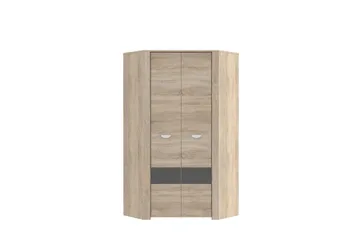 Yazmene Garderob till Hall 95x81 cm i Trä - Beige - Förvaring - Klädförvaring - Garderob & garderobssystem