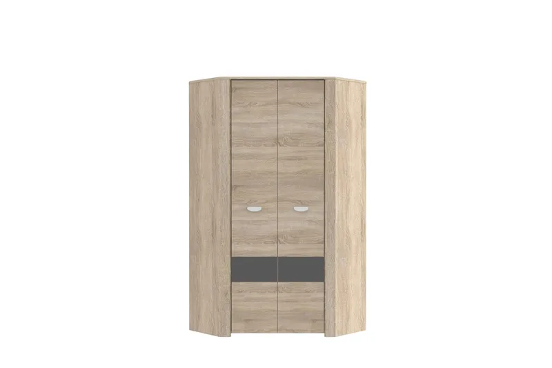 Yazmene Garderob till Hall 95x81 cm i Trä - Beige - Förvaring - Klädförvaring - Garderob & garderobssystem