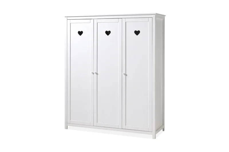 Yolonda Garderob 3 Dörrar, Vit
