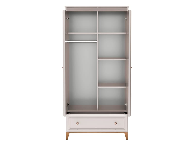 Zeylor Garderob 193 cm - Förvaring - Klädförvaring - Garderob & garderobssystem