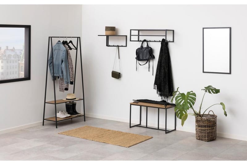 Hartsoe Klädhängare 77 cm - Svart - Förvaring - Klädförvaring - Klädhängare