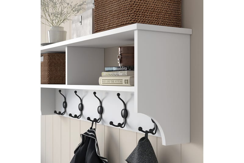 Caraway Kroklist 22x120 cm - Vit - Förvaring - Klädförvaring - Klädhängare