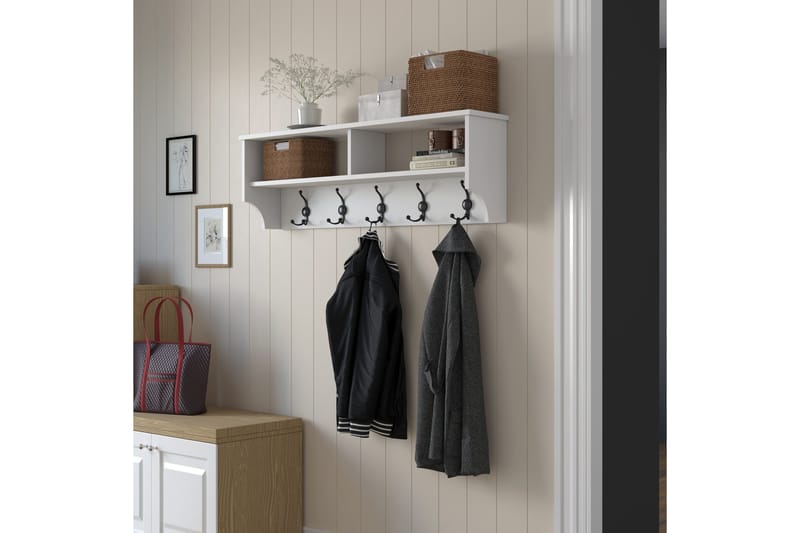 Caraway Kroklist 22x120 cm - Vit - Förvaring - Klädförvaring - Klädhängare