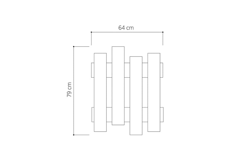 Decorta Klädhängare - Brun - Förvaring - Klädförvaring - Klädhängare