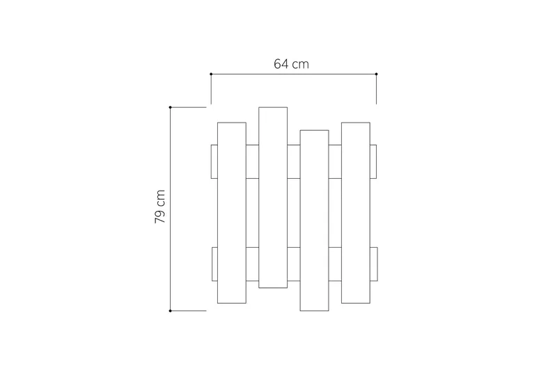 Decorta Klädhängare - Vit - Förvaring - Klädförvaring - Klädhängare