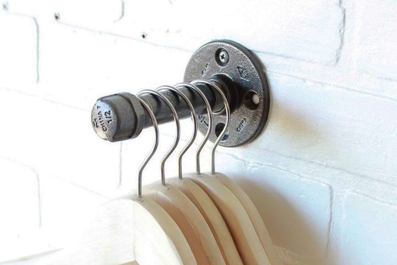 Evila Hängare Industriell - Svart - Förvaring - Klädförvaring - Klädhängare