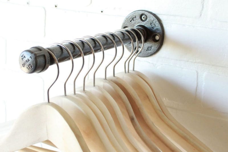 Evila Hängare Industriell - Svart - Förvaring - Klädförvaring - Klädhängare