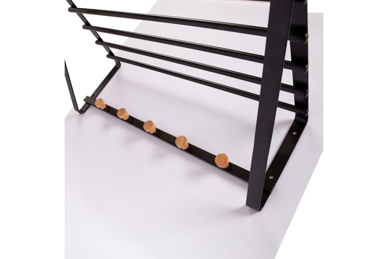 Forest Vägghängare/hylla - Svart - Förvaring - Klädförvaring - Klädhängare