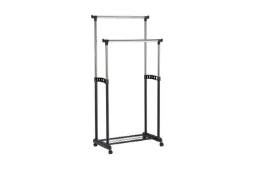 Fry Klädställning 83x43x935/168 cm Krom - Förvaring - Klädförvaring - Klädhängare - Klädställning