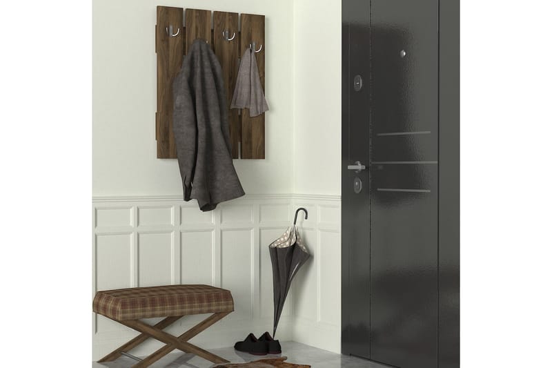 Furny Home Klädeshängare till Hall - Brun - Förvaring - Klädförvaring - Klädhängare