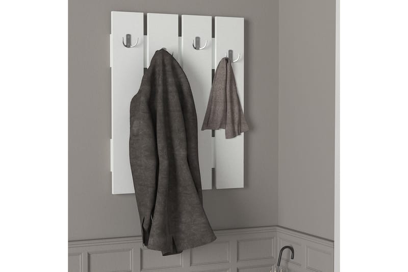 Furny Home Klädeshängare till Hall - Vit - Förvaring - Klädförvaring - Klädhängare