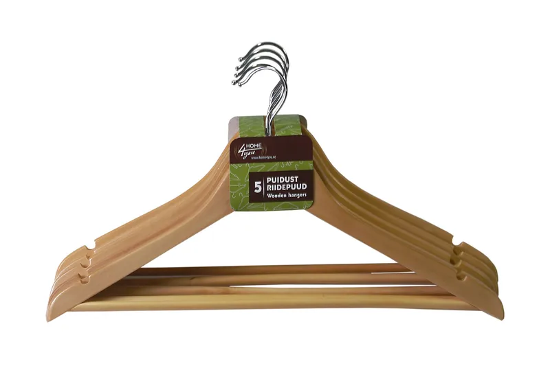 Galgar 5 st/set, Trä/natur