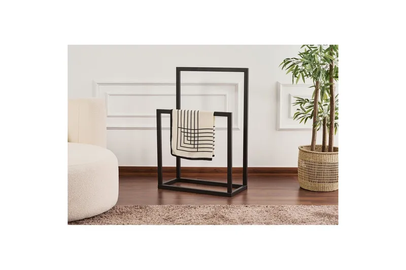 Hilo Herrbetjänt 90 cm - Svart - Förvaring - Klädförvaring - Klädhängare - Herrbetjänt