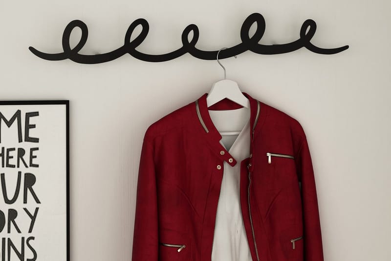 Homitis Klädeshängare - Svart - Förvaring - Klädförvaring - Klädhängare