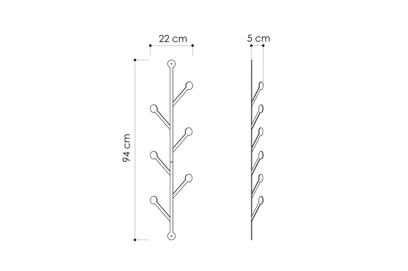 Homitis Klädförvaring - Svart - Förvaring - Klädförvaring - Klädhängare