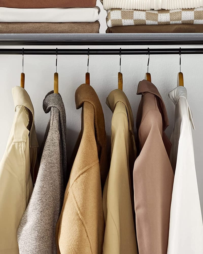 Joshua garderob 140 x 174 cm - Grå - Grå - Förvaring - Klädförvaring - Klädhängare - Klädställning