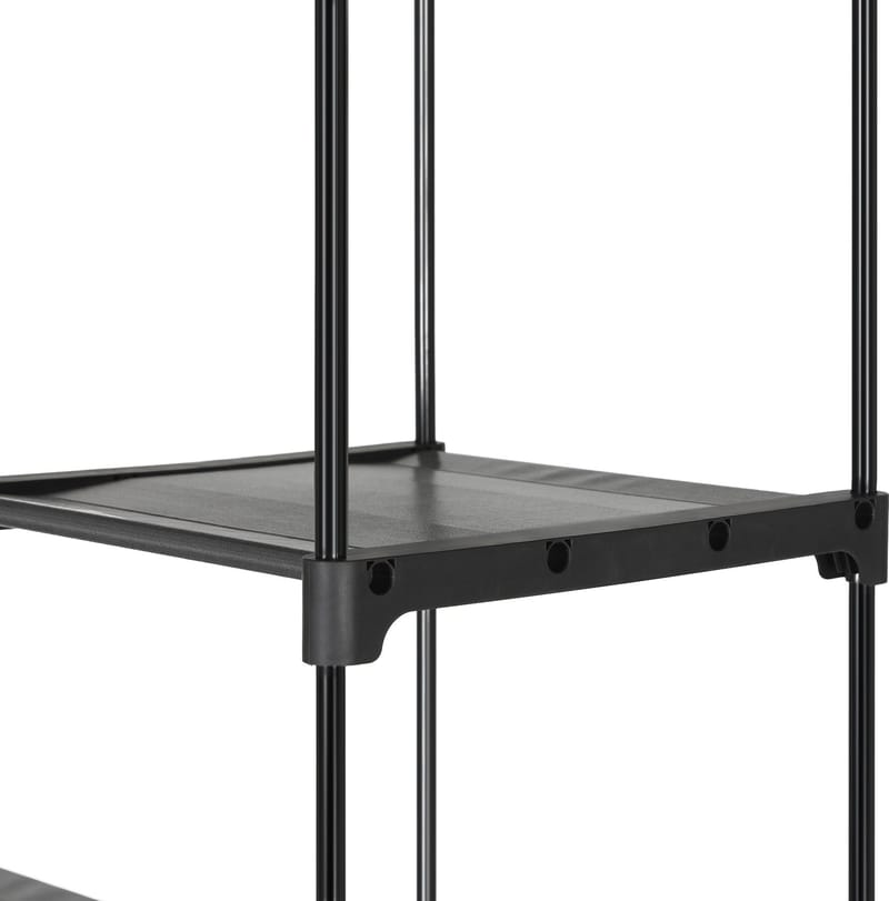 Joshua garderob 140 x 174 cm - Grå - Grå - Förvaring - Klädförvaring - Klädhängare - Klädställning