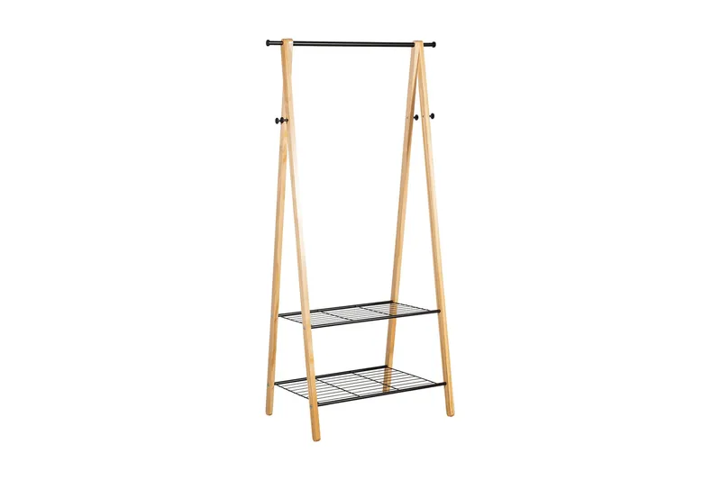 Klädhängare Forest 2 Hyllor Och 4 Krokar 79x45x155, undefined