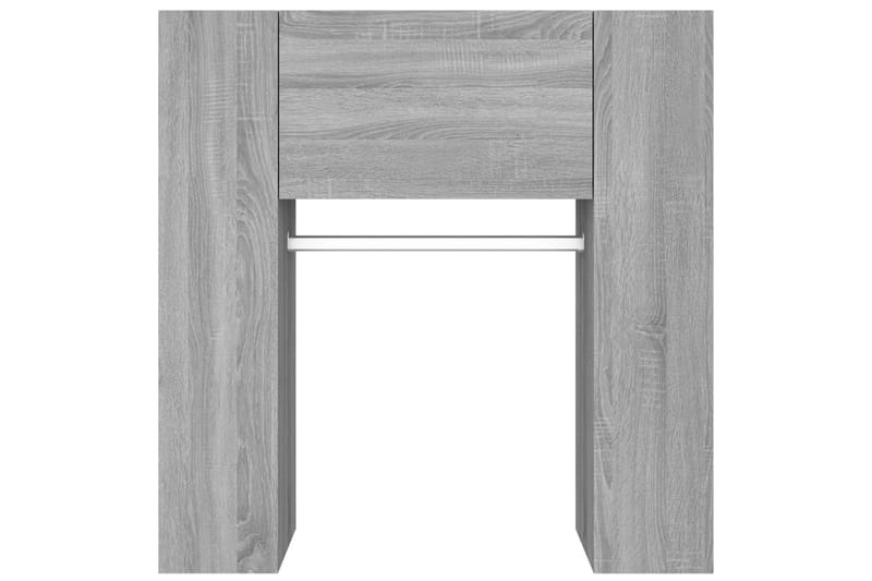 beBasic Hallskåp grå sonoma 97,5x37x99 cm konstruerat trä - Grey - Förvaring - Klädförvaring - Klädhängare - Klädställning