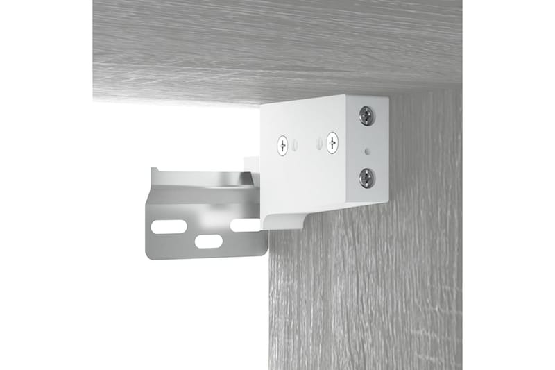 beBasic Hallskåp grå sonoma 97,5x37x99 cm konstruerat trä - Grey - Förvaring - Klädförvaring - Klädhängare - Klädställning