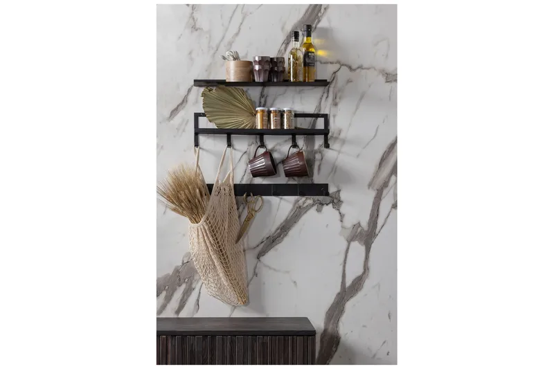 Bobeldikj Kroklist - Svart - Förvaring - Klädförvaring - Klädhängare - Kroklist & Klädkrokar