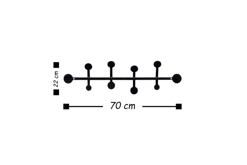 Väggdekoration Hängare - Klädhängare - Kroklist & Klädkrokar - Klädhängare vägg