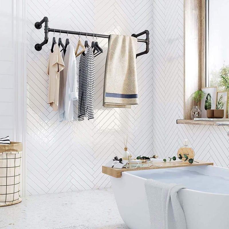 Kommendör klädstång, 2-pack - Svart - Svart - Förvaring - Klädförvaring - Klädhängare - Klädställning