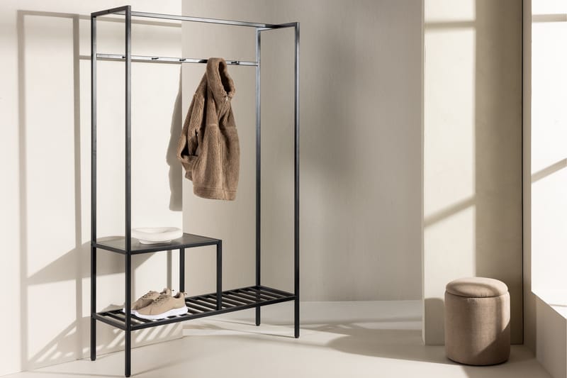 Mendoza Klädhängare - Svart - Förvaring - Klädförvaring - Klädhängare